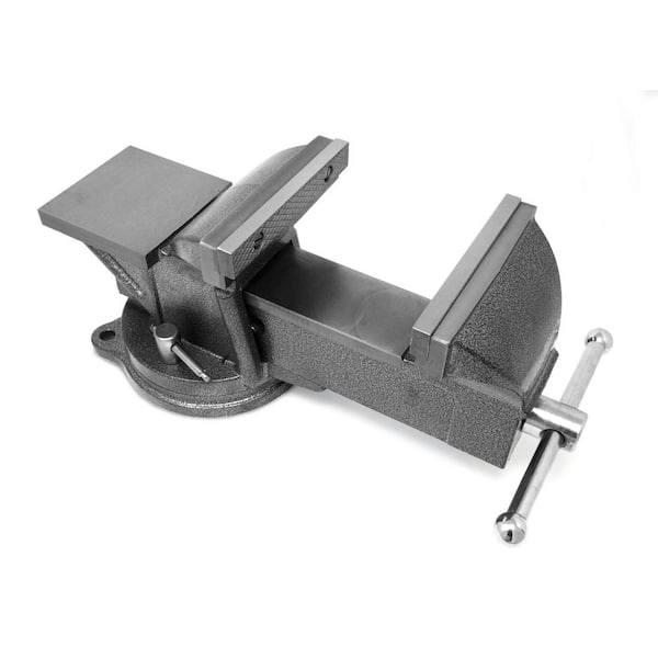 WEN 456BV 6 in. Heavy-Duty Cast Iron Bench Vise with Swivel Base - 2